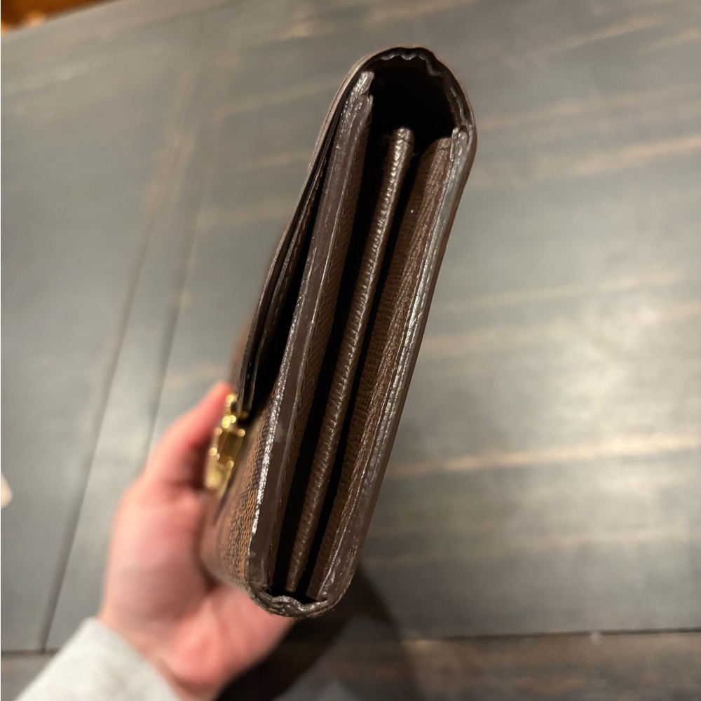 Louis Vuitton Damier Ebene Sistina Wallet - Picture 9 of 10